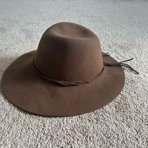 Kathy Jeanne Brown Wool-Felt Fedora Hat